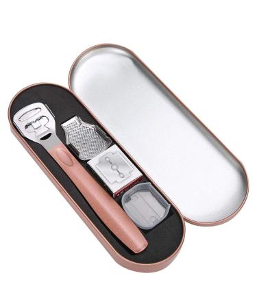 Callus Remover Foot Callus Shaver Set Stainless Steel Foot File Pedicure Tool Set for Removing Dead Skin (Rose Gold)