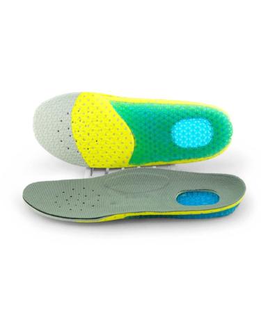 Men's and Women's Children's Sports Insoles Non Slip Silicone Insoles EVA High Elastic Shock Absorption(28) 28 Multi-colored