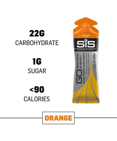 SCIENCE IN SPORT Isotonic Energy Gels  22g Fast Acting Carbohydrates  Performance & Endurance Sport Nutrition for Athletes  Energy Gels for Running  Cycling  Triathlon  Orange - 2 oz - 30 Pack - Buy Online on GoSupps.com