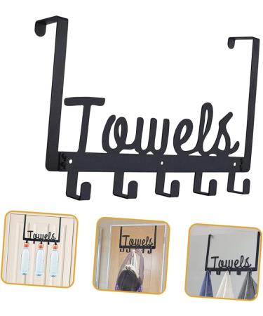 Ciieeo Over Door Towel Rack Hat Hanger Hook Over The Door Hanger Door Towel Hanger Door Hanging No Nails - Buy Online on GoSupps.com