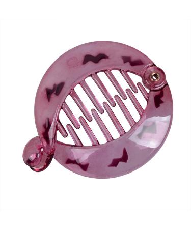 4-Piece Banana Fish Hair Clips Set | Stylish French Round Ponytail Holders for Women & Girls - Hair Accessories - Buy Online on GoSupps.com