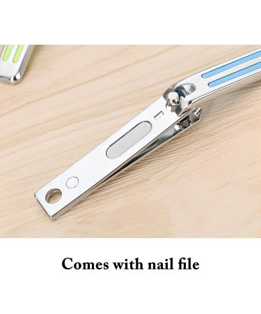 Portable Nail Clippers 1 Set Fashionable Design with Nail File Home Travel Universal Models Practical Tools - Buy Online on GoSupps.com