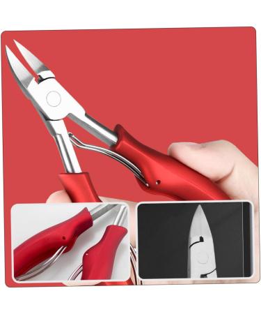 HAPINARY Nail Trimmer 1pc Nail Clippers Nail Salon Nail Art Tool Skin Pliers Needle Nose Pliers Nail Care Kit Pedicure Tools Toe Clippers for Seniors Stainless Steel Red Nail File Manicure - Buy Online on GoSupps.com