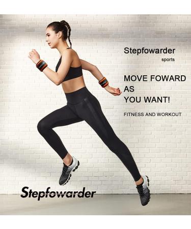 Steppofard 0.3kg to 1.0kg Weight Cuffs Set - Adjustable Foot/Wrist Weights for Fitness Running Jogging Gym - 2x0.5kg Pink - Buy Online on GoSupps.com