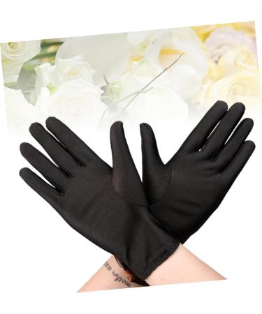 MAGICLULU 9 Pairs Jewelry Etiquette Gloves Oven Gloves Hand Care Black Cotton Gloves Nylon Inspection Gloves Handling Gloves Work Gloves Jewelry Gloves White Gloves Miss Protection - Buy Online on GoSupps.com