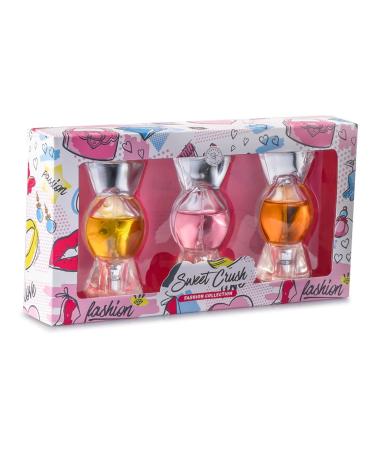 Body Spray Mist Perfume Gift Set for Girls | 3 Candy-Shaped Fragrance Bottles | SWEET CRUSH Fashion Collection - Buy Online on GoSupps.com