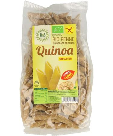  SOLNATURAL Solnatural Quinoa Penne with Organic Flax S/Gluten 250 G 200 g - Buy Online on GoSupps.com