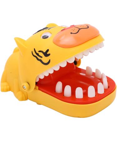 Biitfuu Push The Teeth Teething Toy - Portable Funny Finger Biting Game in Yellow | Cute Cartoon Teether for Babies | International Shipping Available - Buy Online on GoSupps.com