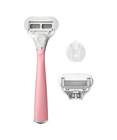 Flamingo Women's 5-Blade Razor + Replacement Cartridge - Desert Rose - Buy Online on GoSupps.com
