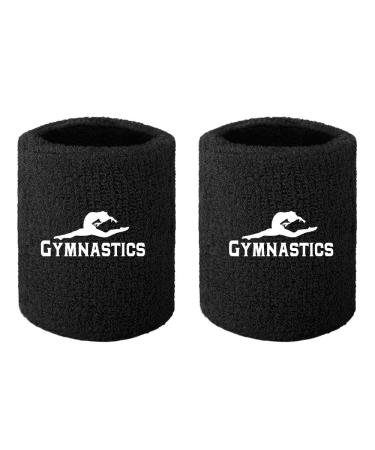 Gymnastics Wristbands Sweatband for Grips 4" X 2.75" (1 Pair)