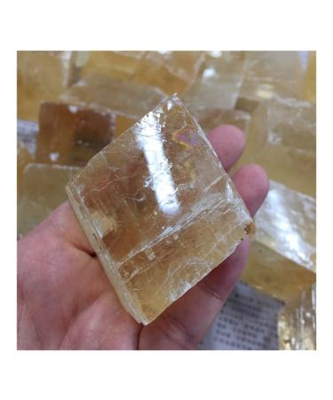 Natural Yellow Calcite Stone Crystal Quartz Cluser Rough Specimen Full of Texture