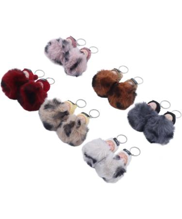 Buy Mlida Sleeping Baby Pendant Keychain - Fluffy Fur Doll Luggage Tag (No. 892-19) | Cute Travel Accessory for International Shipping - Buy Online on GoSupps.com