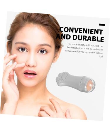 Beavorty Oil Absorbing Face Roller 1pc Volcanic Stone Oil-Absorbing Ball Purifying Clay Mud Face Massager Oil Resistant Grey 1 count (Pack of 1) - Buy Online on GoSupps.com