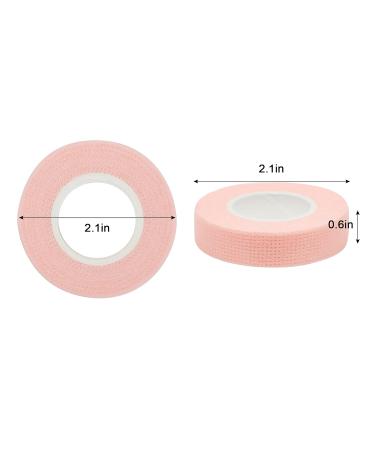 6 Rolls Eyelashes Tape - Adhesive Fabric Tape for Eyelash Extensions | Breathable Under Eye Tools (Pink) - International Shipping - Buy Online on GoSupps.com