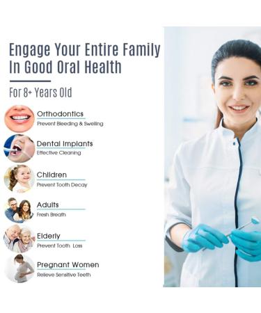 Water Flosser - Cordless Rechargeable Oral Irrigator for Travel & Home | Effective Teeth Cleaner - Buy Online on GoSupps.com