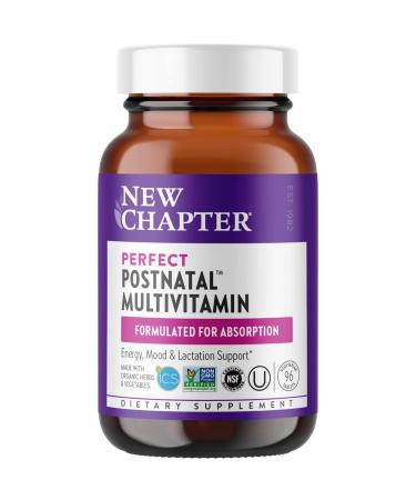 New Chapter Perfect Postnatal Whole-Food Multivitamin 96 Vegetarian Tablets