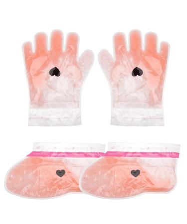 Lurrose Blood Circulation Promotion: 2 Pairs Wax Bath Gloves & Booties | Paraffin Wax Treatment for Hand & Foot Care - Buy Online on GoSupps.com
