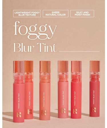 HOLIKA HOLIKA Foggy Blur Tint - Lightweight Sheer Pink Lip Makeup with Hyaluronic Acid & Moisture - Buildable Formula for Silky Finish (0.14 fl.oz - Buy Online on GoSupps.com
