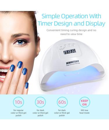 Professional 80W Gel UV LED Nail Lamp Dryer with 4 Timers - Nail Polish Curing Light for Manicure/Pedicure - Nail Art Tools - Buy Online on GoSupps.com