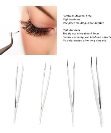 Eyelash Extension Tweezers Set - Durable & Ergonomic with Storage Case | High Precision Tools for Salon Use - Buy Online on GoSupps.com