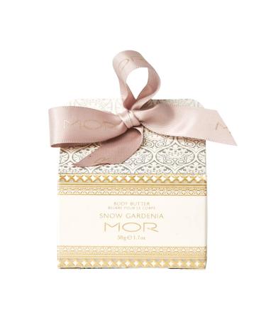 MOR Little Luxuries Snow Gardenia Body Butter 50g | Nourishing & Hydrating | International Shipping Available - Buy Online on GoSupps.com