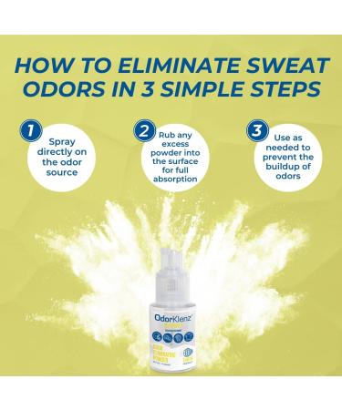 Sports Powder Odor Deodorizer 50g | Eliminate Shoe Clothing & Gear Odors | Non-Toxic Unscented Shoe Freshener - Buy Online on GoSupps.com