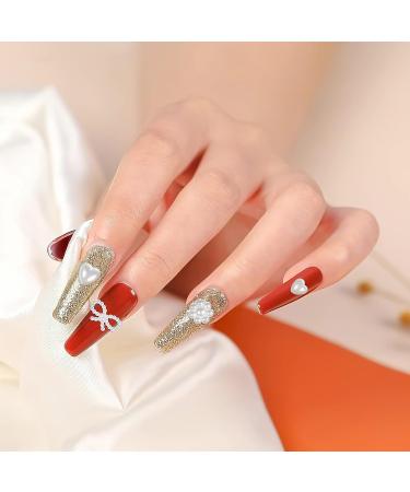 Beaupretty Nail Art Pearls Slices 3D Heart Star Shaped Decals - DIY Nail Decoration Craft - Buy Online on GoSupps.com