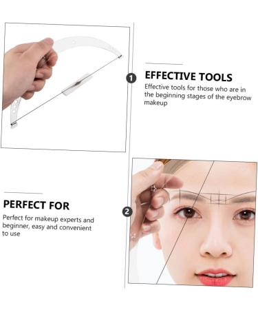 FRCOLOR 3 Sets Positioning Ruler Drawing Line Makeup Caliper Ruler Beauty Nose Bridge Ruler Eyebrow Shape 1 count (Pack of 1) As Shownx3pcs - Buy Online on GoSupps.com