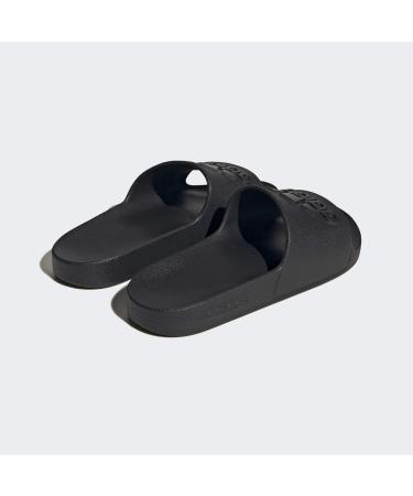Buy adidas Unisex Adilette Aqua Logo Slides 40.5 EU - Core Black | International Shipping Available - Buy Online on GoSupps.com