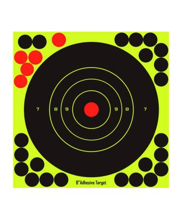 Rinling Targets 10 Pack/20 Pack/40 Pack,8 inch Reactive Splatter Bullseye Shooting Targets for BB Gun,Rifle,Air Rifle,Airsoft,Pistol,Pellet Gun
