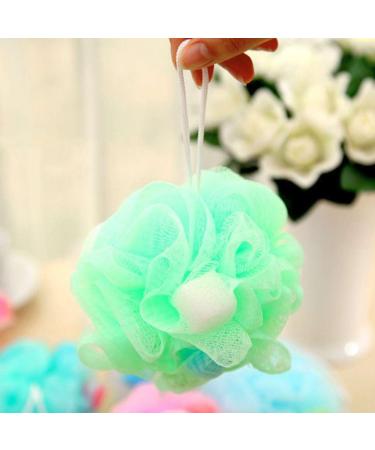 Allinbuy Colorful Bathroom Body Mop Flower Ball Shower Soft Sponge Bubbles Body Cleaning Wash Foaming Mesh Net Loofah - Buy Online on GoSupps.com