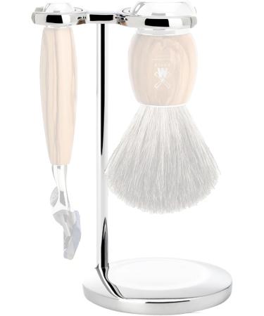 M HLE Vivo Series Chrome-Plated Shaving Set Holder | Premium Quality for an Elegant Shave - Buy Online on GoSupps.com