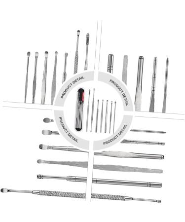LALAFINA 7pc Ear Cleaning Tool Set | Stainless Steel Ear Care Kit | Spring Design | Ear Cleaners for Gentle Ear Cleaning - Buy Online on GoSupps.com