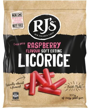 Classic RJ's Vegan Licorice Soft Eating Treat box | Combo 300g Original and 300g Raspberry RJ Liquorice - Buy Online on GoSupps.com