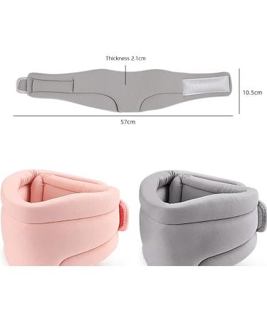 Yiqiyou Pink Neck Support Snooze Pillow - Sleep Aid for Neck Pain Relief & Comfort - Buy Online on GoSupps.com