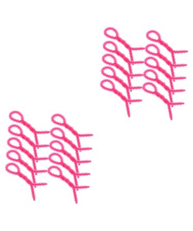 OHPHCALL 20 Pcs Perm Tools Perm Rods for Women Hair Rollers for Women Spiral Perm Rods Perm Rod for Short Hair Spiral Hair Perm Rod Hair Rollers for Short Hair Perm Rod Roller Women Curlers 15.00X0.60X0.60CMx2pcs Rosyx2pcs