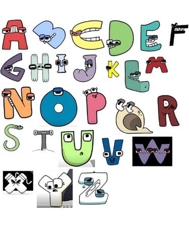 Alphabet Lore Plush Animal Toy - Educational Stuffed Doll for Kids and Adults - Cute and Funny Cartoon Design - Perfect Gift for Christmas and Birthdays - Buy Online on GoSupps.com