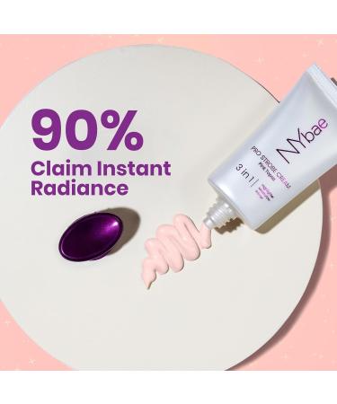 ny-Bae PRO. Strobe Cream - Pink Topaz (30g) | Primer + Highlighter + Moisturizer | Flawless Dewy Makeup | Glowing Korean Skin | Instant Radiance | Illuminating & Glowing Makeup Base - Buy Online on GoSupps.com