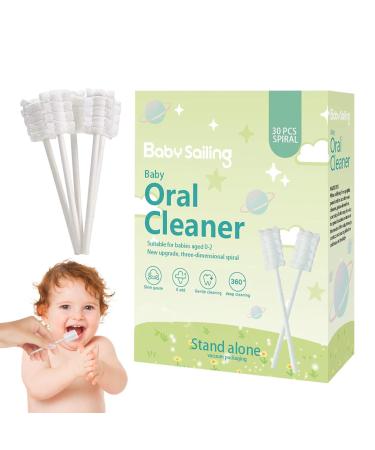 Tacery mouth cleaning pencil for newborns tongue -mull cleaner toothbrush |Mouth cleaning device with a three -dimensional texture for travel at home and outdoors 30 pieces/box
