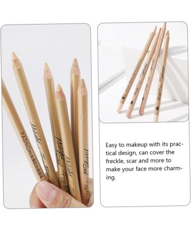Healeved 12 Pcs Concealer Pen Makeup Concealer Women Makeup Supplies Concealer for Freckle White Wooden - Buy Online on GoSupps.com
