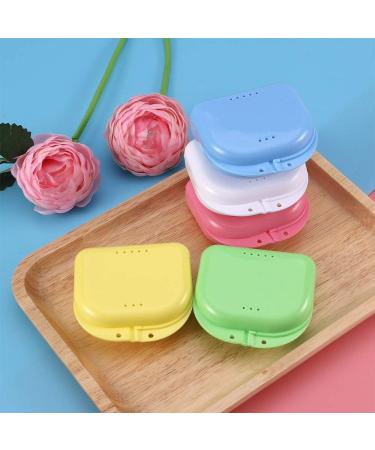 Buy 5-Piece Dental Prosthesis Storage Case Box - Orthodontic Retainer & Mouth Protection Container - International Shipping Available - Buy Online on GoSupps.com