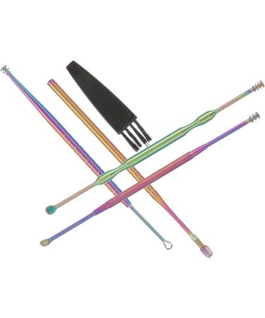FOMIYES 5 Sets Ear Cleaning Kit - Ear Wax Removal Tools for Adults - Ear Spoon Ear Pick & Ear Wax Scoop - Effective Ear Care & Hygiene - Buy Online on GoSupps.com