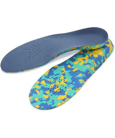 GLEAVI Kids Shoe Inserts - 4 Pairs Arch Support Orthotic Insoles for Foot Cushioning & Comfort | Camouflage Design - Ideal for Children s Athletic Shoes - Buy Online on GoSupps.com