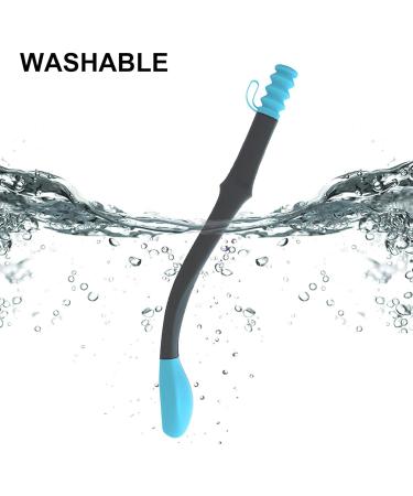Helper Self Wiping Aid - Toilet Hygiene Tool for Comfortable & Effective Wiping | Premium Toilet Aid in Blue - Buy Online on GoSupps.com