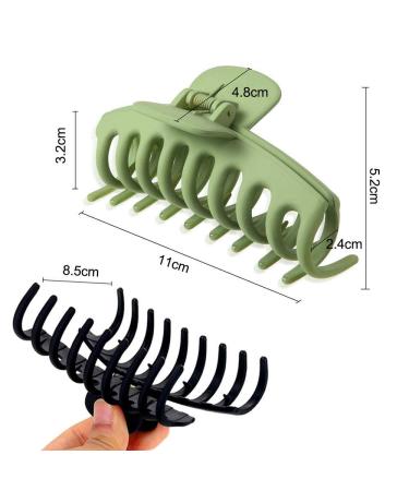 Luatuer Hair Clips for Women - Non-Slip Acrylic Hair Claws Set of 4 for Thick & Thin Hair - Buy Online on GoSupps.com