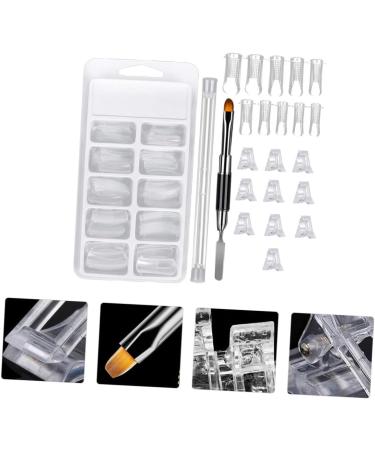 DOITOOL 2 Sets Nail Set Nail Forms Salon Nail Gel Manicure Kit Diy Nail Forms Nail Tips Clips Nails Kits Manicure Accessory Kit De Manicura Nail Clips Tool Abs Finger Clip - Buy Online on GoSupps.com