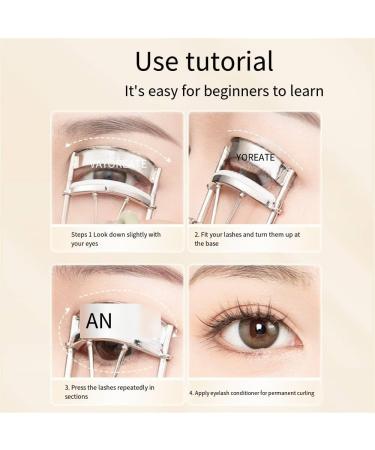 NbiKe Eyelash Curler with Natural Curling and Long-Lasting Shaping Portable Wide-Angle Eyelash Curler (Size : C3) - Buy Online on GoSupps.com