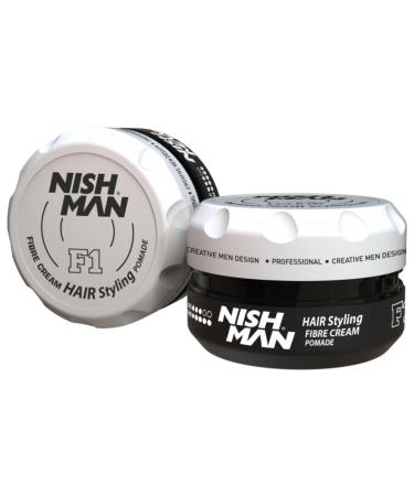 NISHMAN F1 Fibre Cream Hair Styling Pomade 100 ml - Buy Online on GoSupps.com