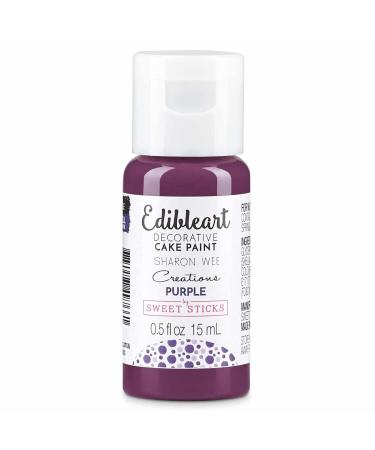 Sweet Sticks Matt Edible Art Paint 15ml Purple Gold Purple