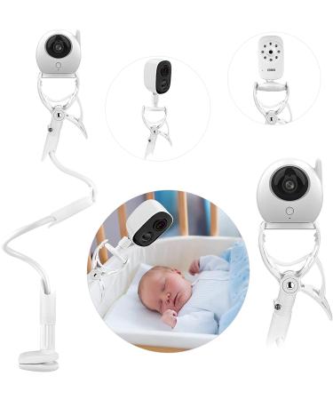 MYPIN Baby Monitor Holder Universal Flexible Baby Monitor Mount Baby Monitor Camera Indoor Cameras Monitor Stand(Baby Monitor not Included) White
